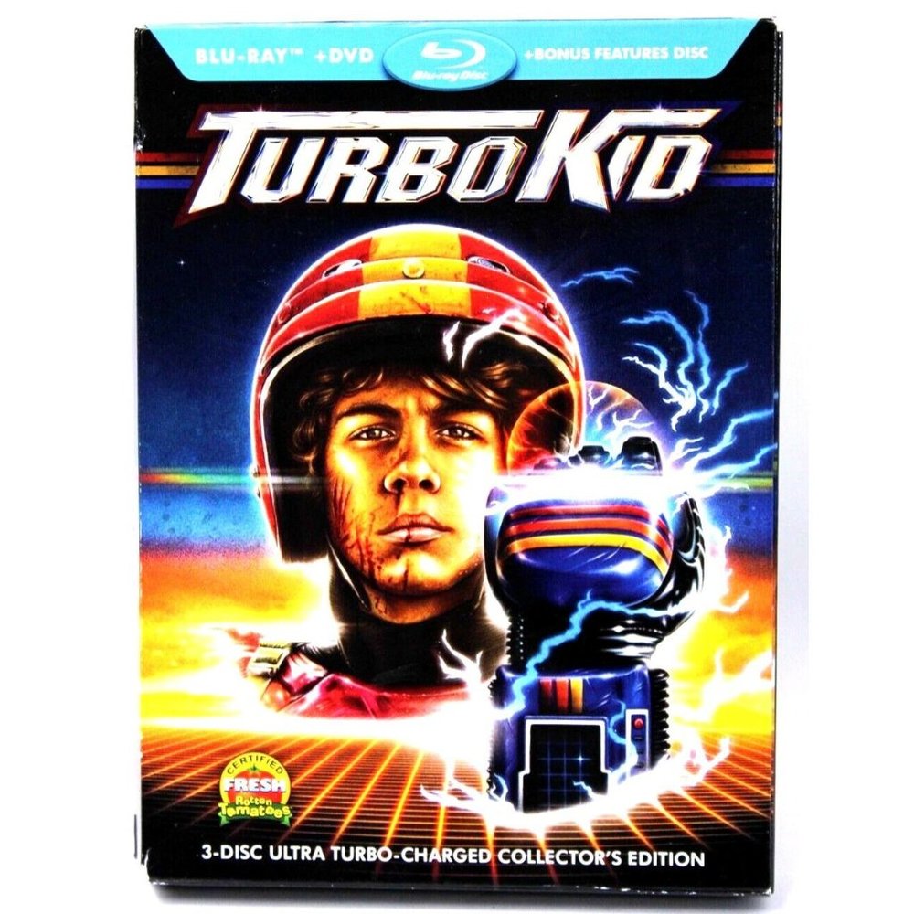 Turbo Kid Limited 3-Disc Blu-ray Ultra Turbo-Charged Collector's Edition Slipcov